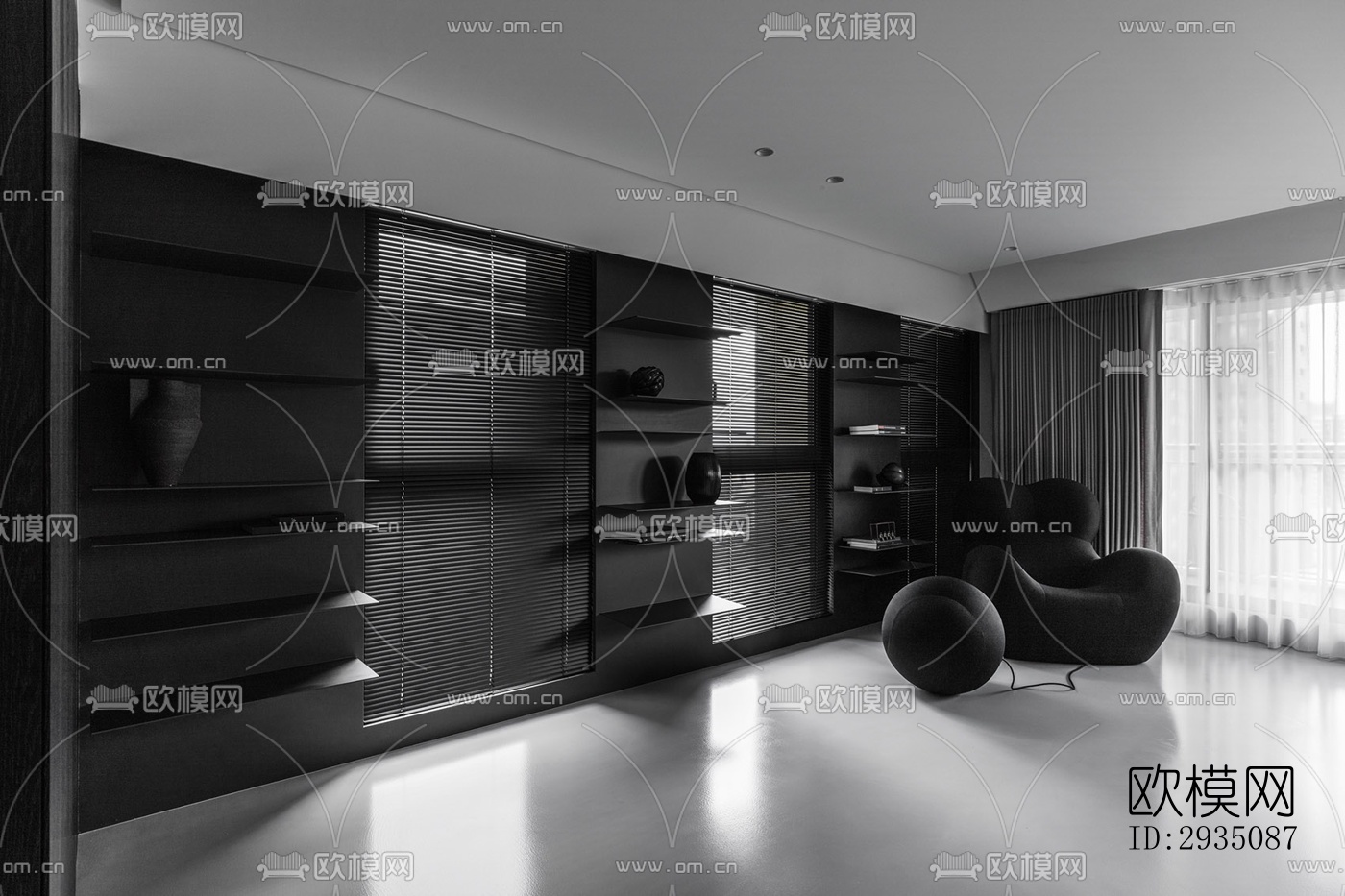 高级灰平层效果图下载（渲染图14）