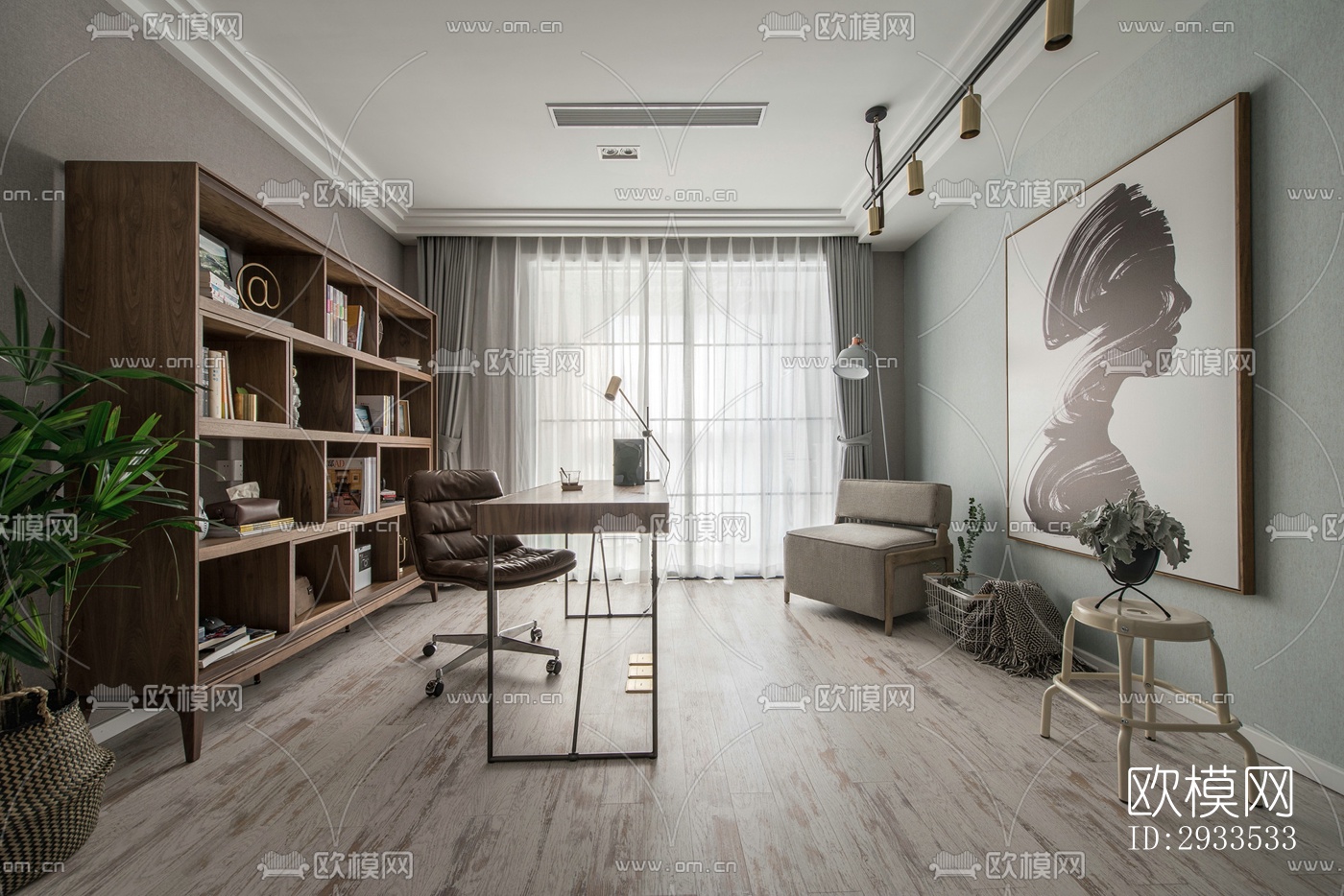 北欧公寓效果图下载（渲染图15）