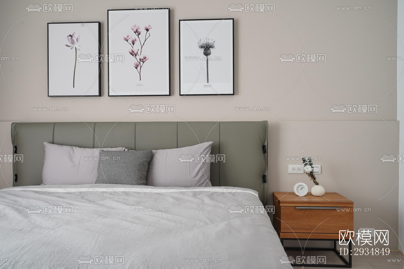 现代平层效果图下载（渲染图11）