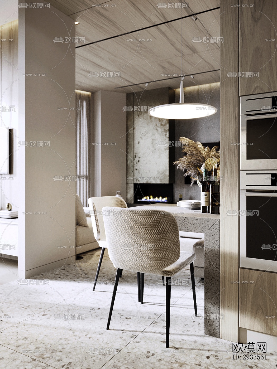 北欧公寓效果图下载（渲染图18）