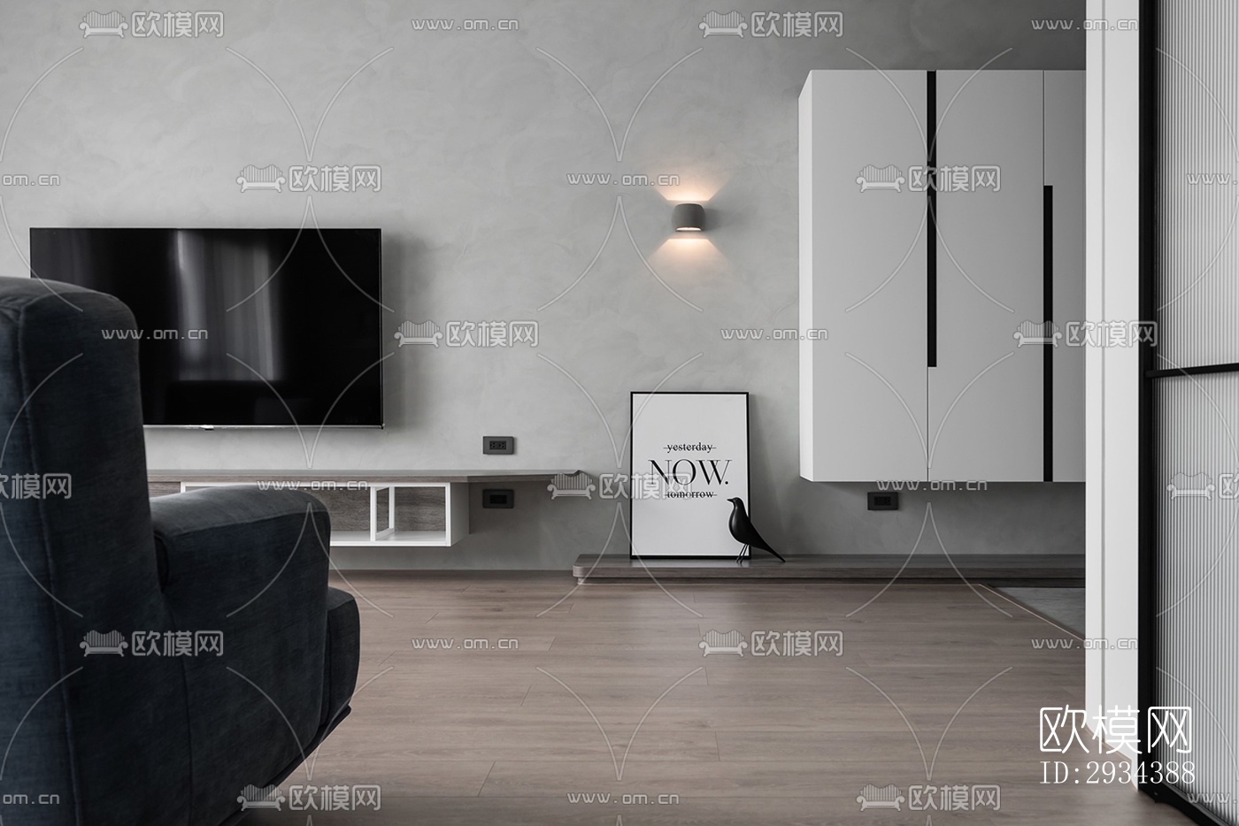 北欧平层效果图下载（渲染图18）