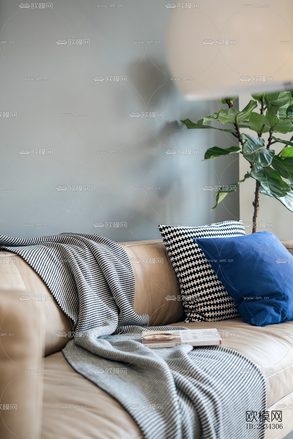 现代复式效果图下载（渲染图13）