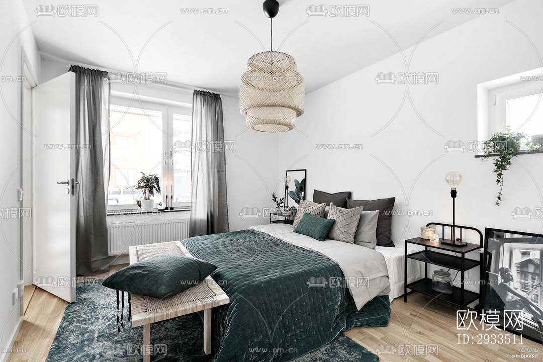 北欧公寓效果图下载（渲染图14）