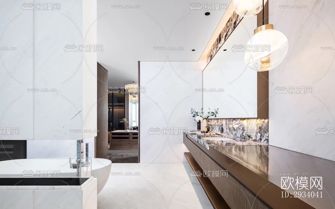 现代别墅效果图下载（渲染图15）