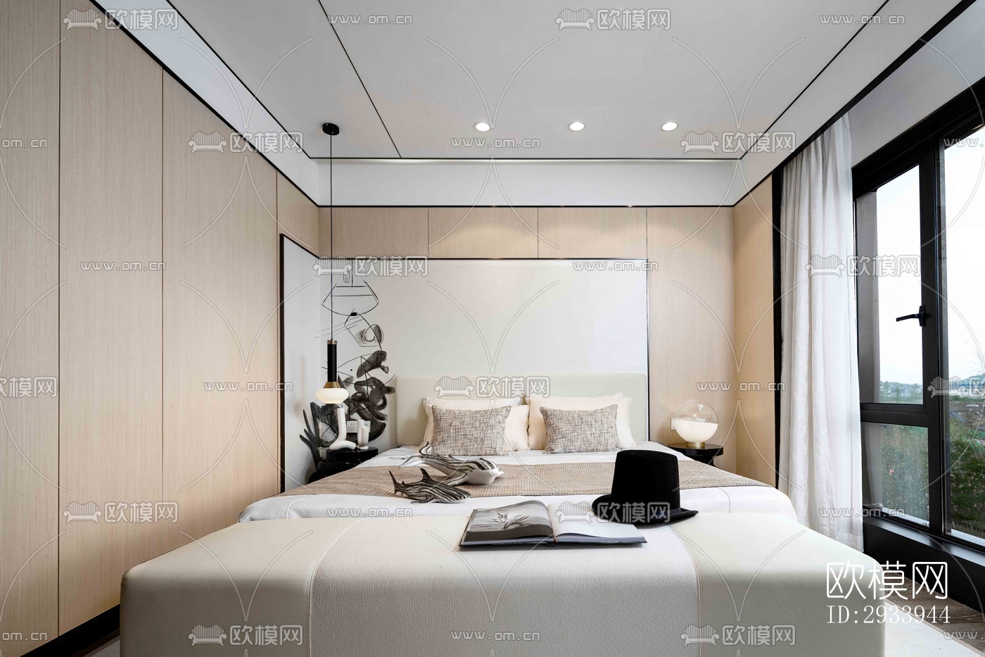 新中式别墅效果图下载（渲染图14）