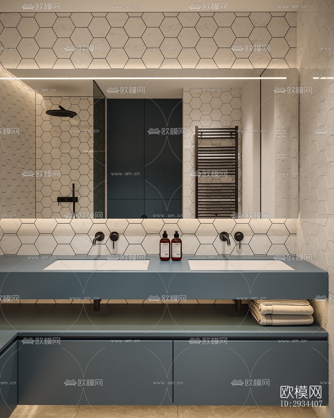 北欧平层效果图下载（渲染图15）