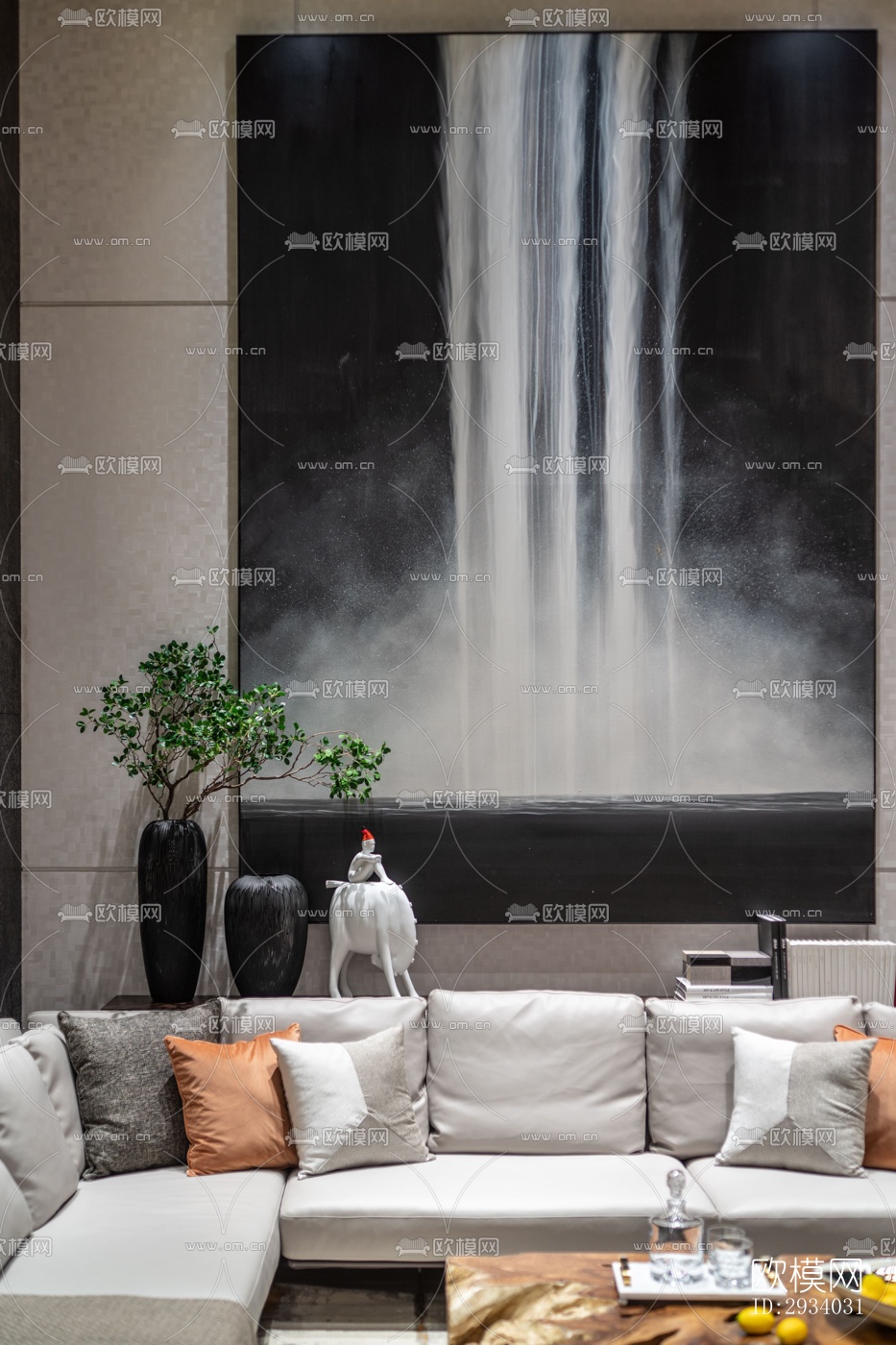 新中式别墅效果图下载（渲染图16）