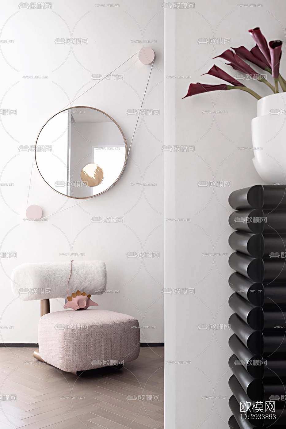 新中式别墅效果图下载（渲染图8）