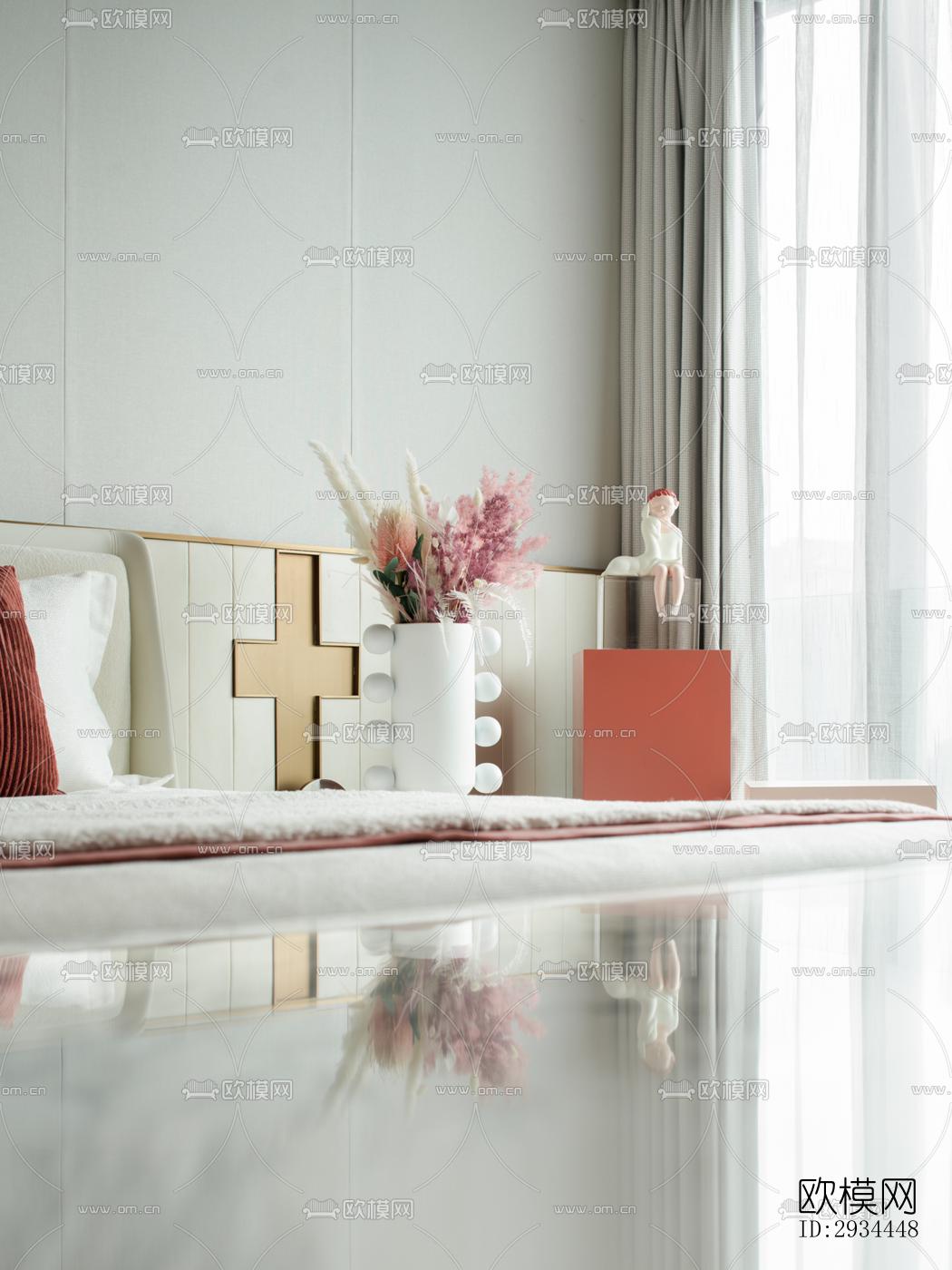 后现代平层效果图下载（渲染图8）