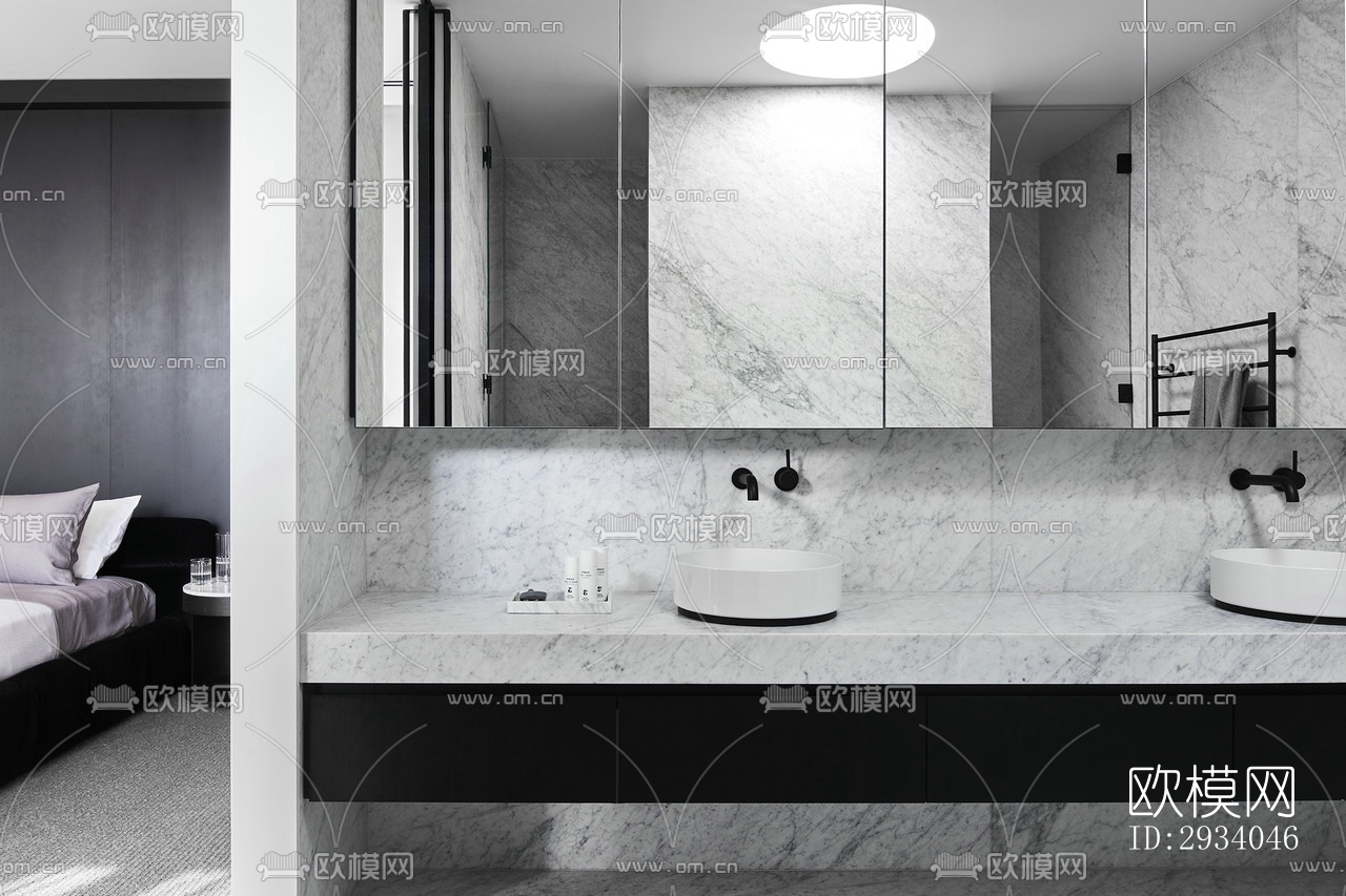 现代别墅效果图下载（渲染图3）