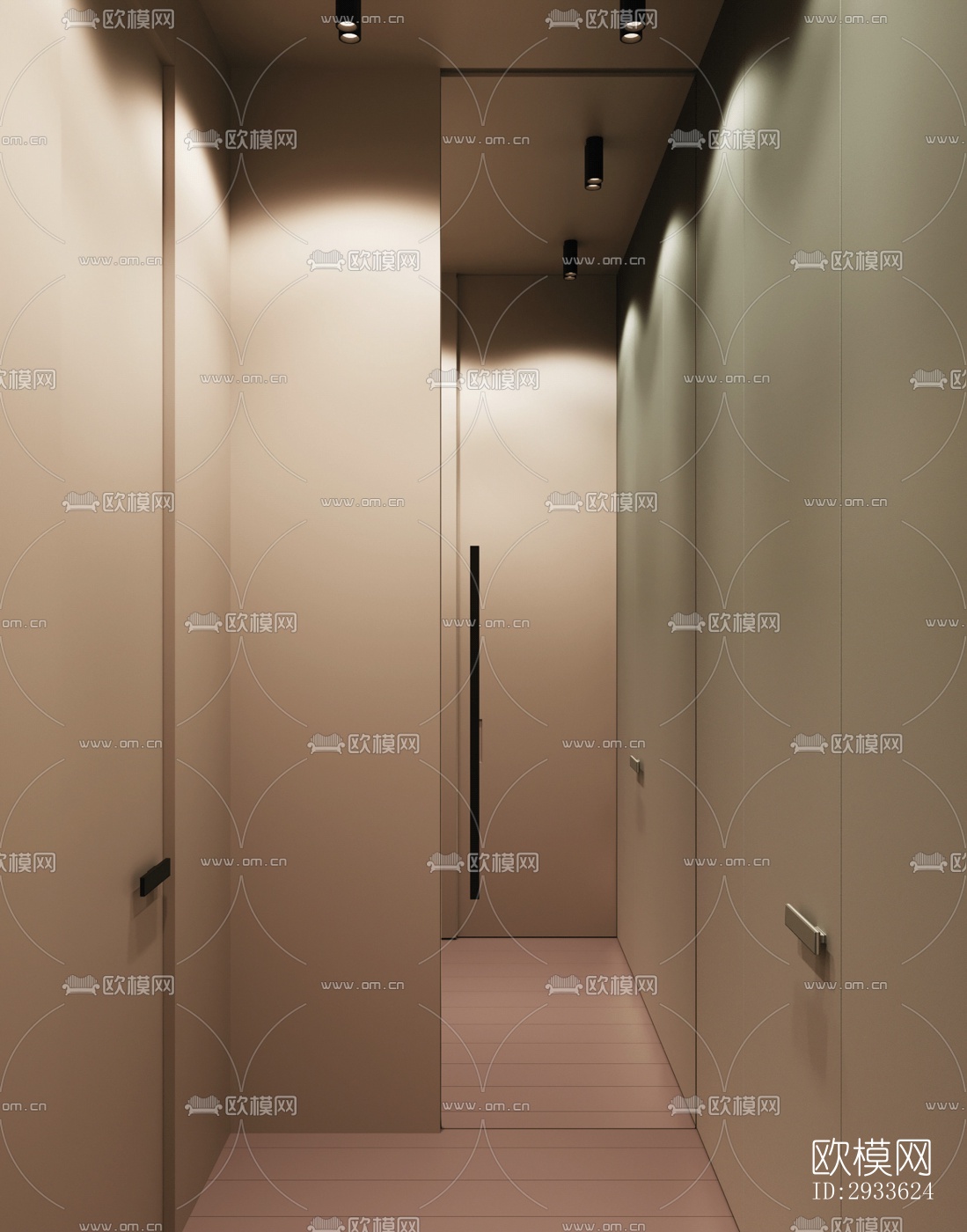 北欧公寓效果图下载（渲染图2）