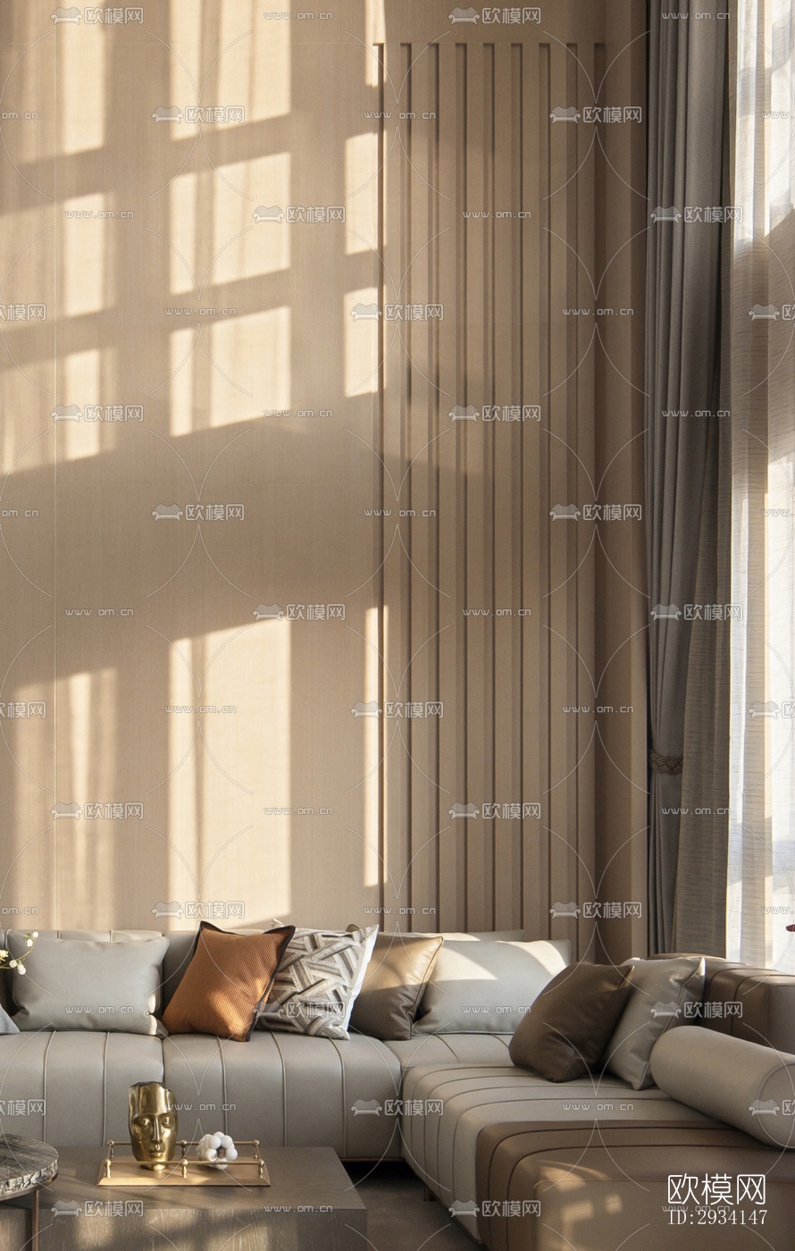 现代别墅效果图下载（渲染图15）