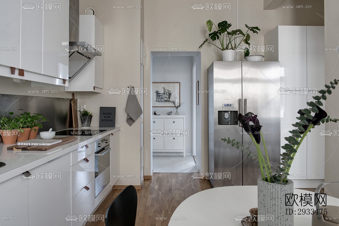 北欧公寓效果图下载（渲染图6）