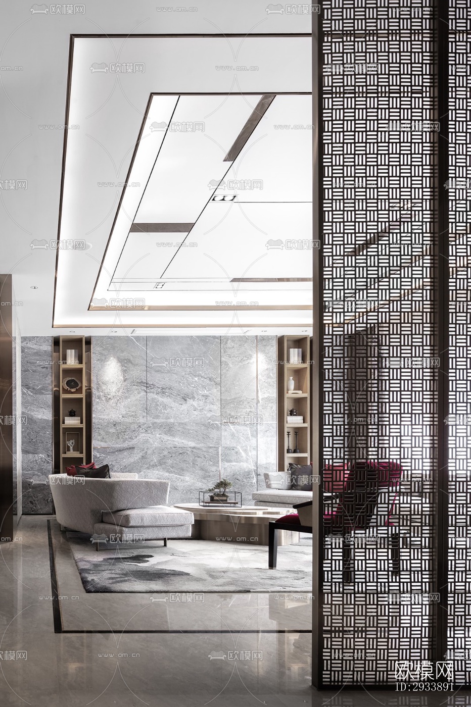 后现代别墅效果图下载（渲染图17）