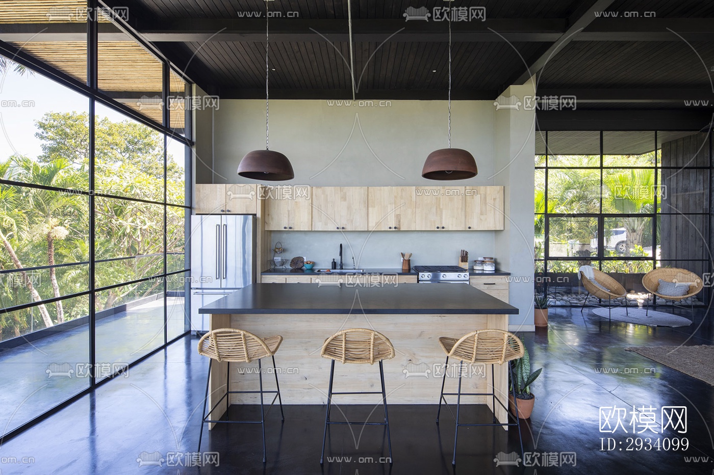 现代别墅效果图下载（渲染图19）