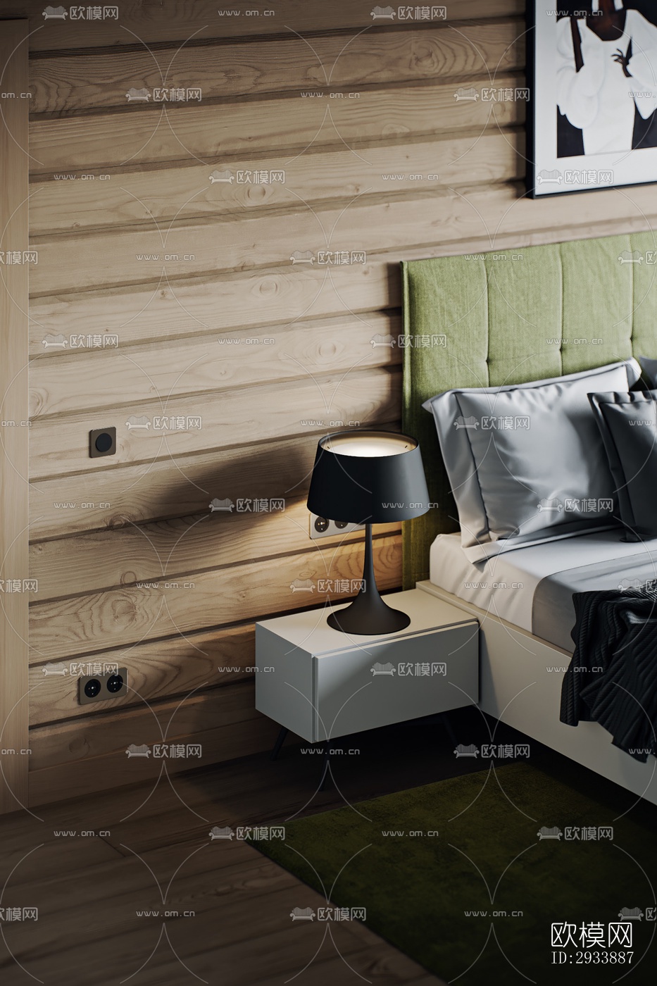 北欧别墅效果图下载（渲染图11）