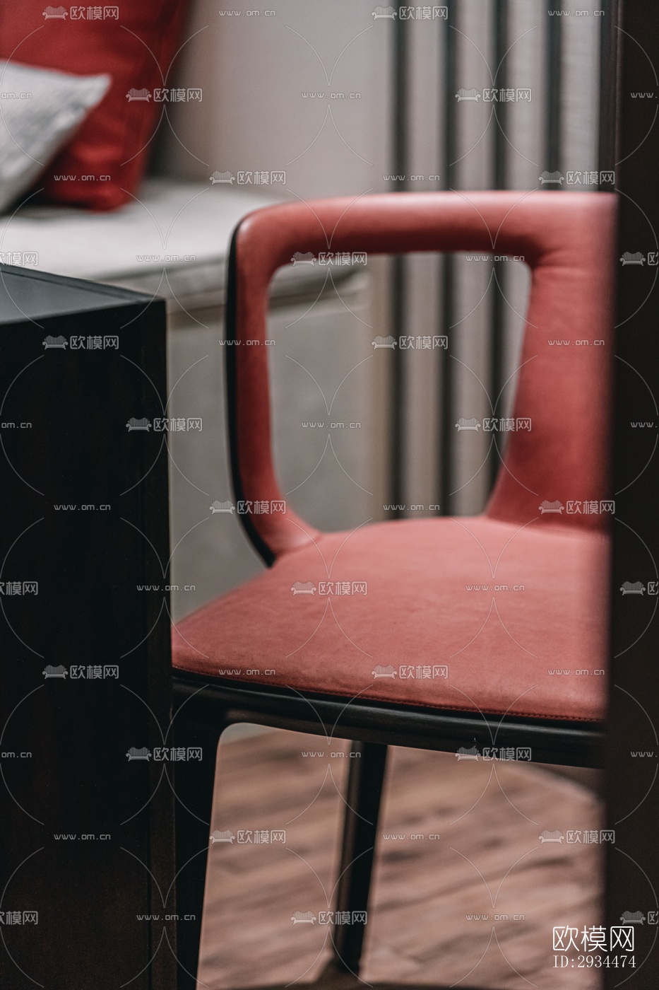 新中式平层效果图下载（渲染图9）