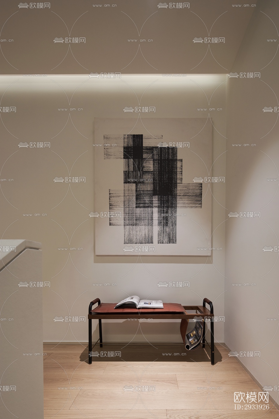 新中式别墅效果图下载（渲染图4）