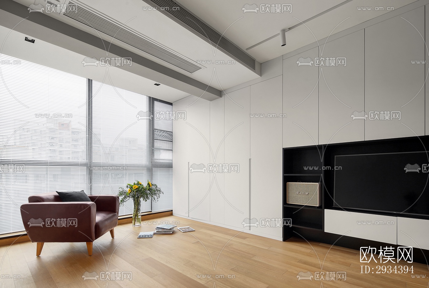 北欧平层效果图下载（渲染图20）