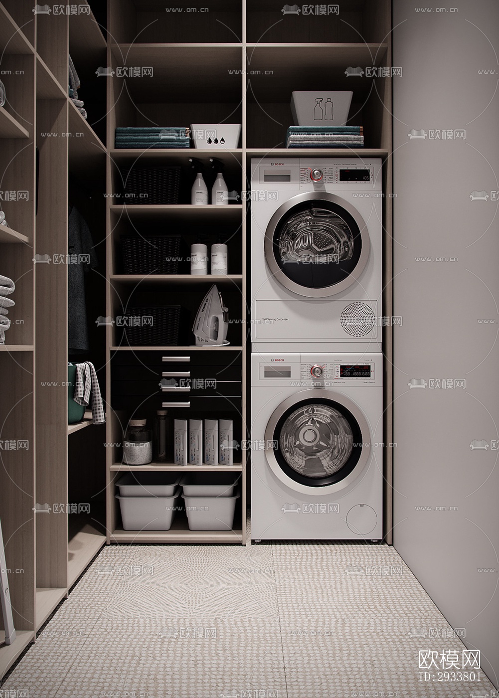 现代公寓效果图下载（渲染图19）