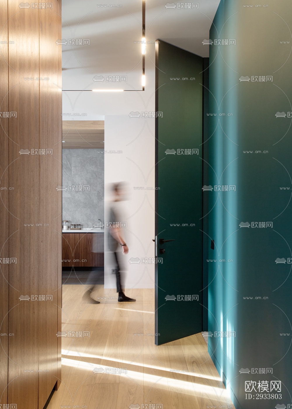 现代公寓效果图下载（渲染图3）