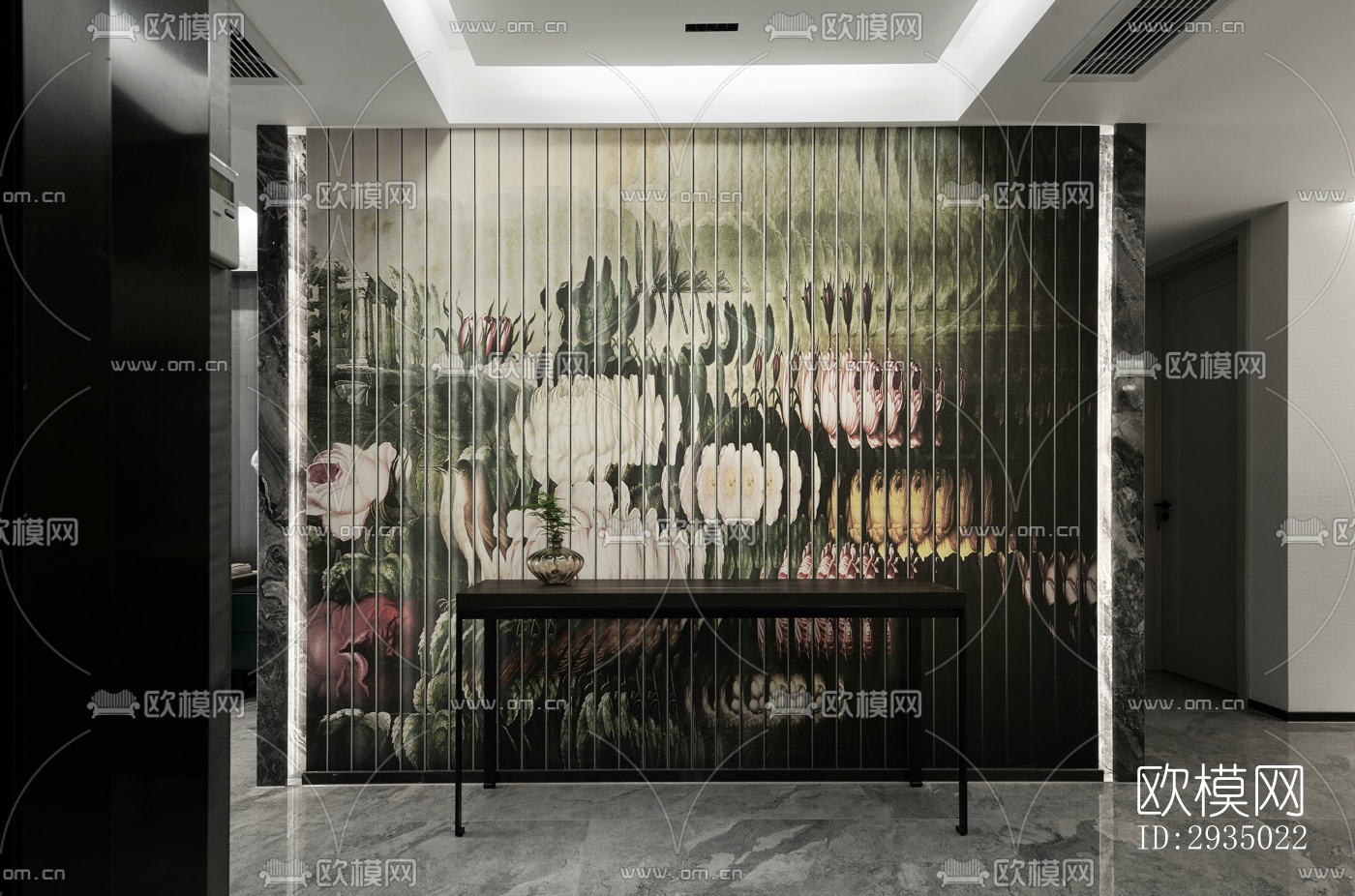 现代平层效果图下载（渲染图8）