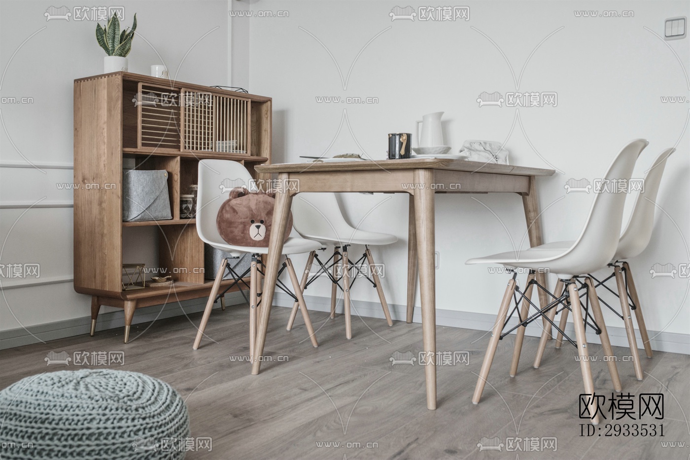 北欧公寓效果图下载（渲染图5）