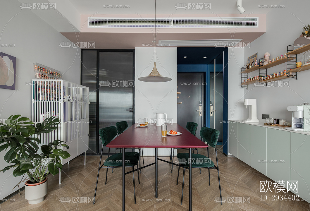 北欧平层效果图下载（渲染图13）