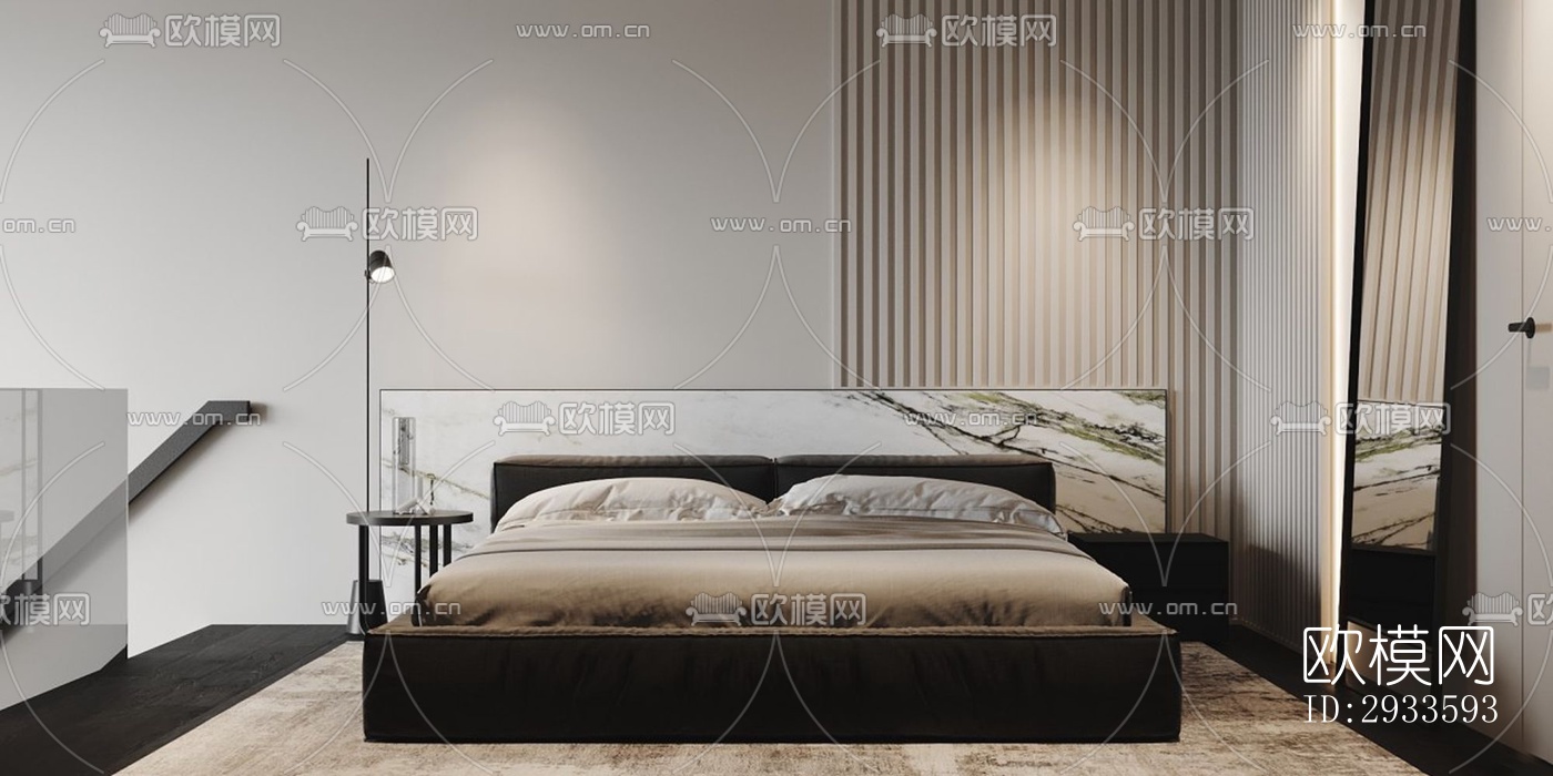 北欧公寓效果图下载（渲染图2）