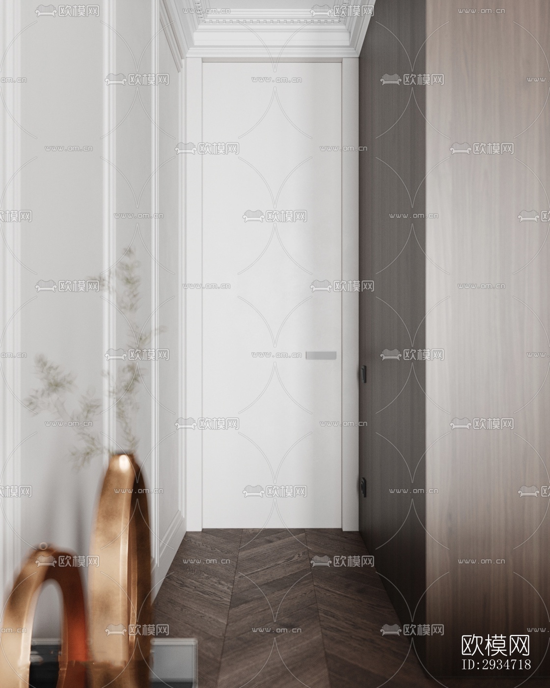 现代平层效果图下载（渲染图7）