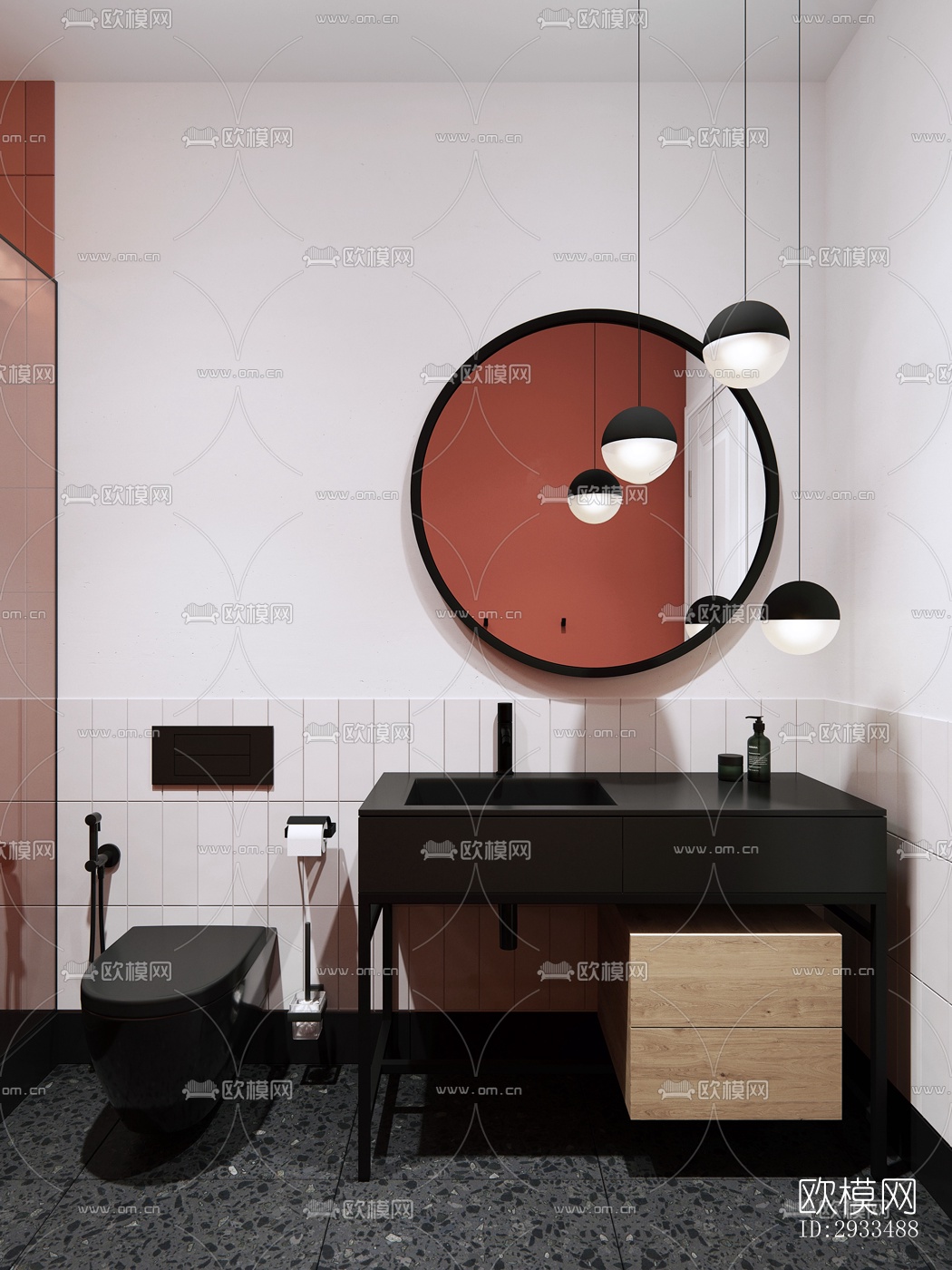 北欧公寓效果图下载（渲染图6）