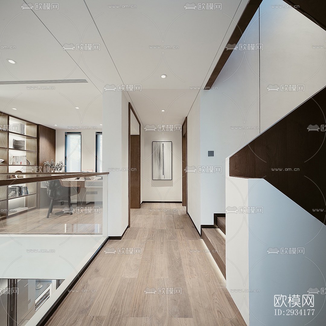 北欧复式效果图下载（渲染图8）