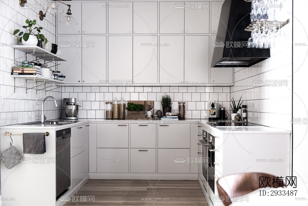 北欧公寓效果图下载（渲染图8）