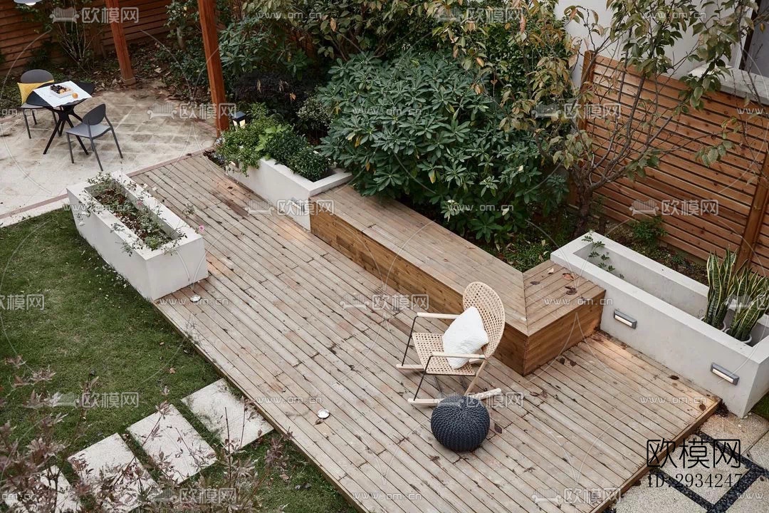 现代复式效果图下载（渲染图15）