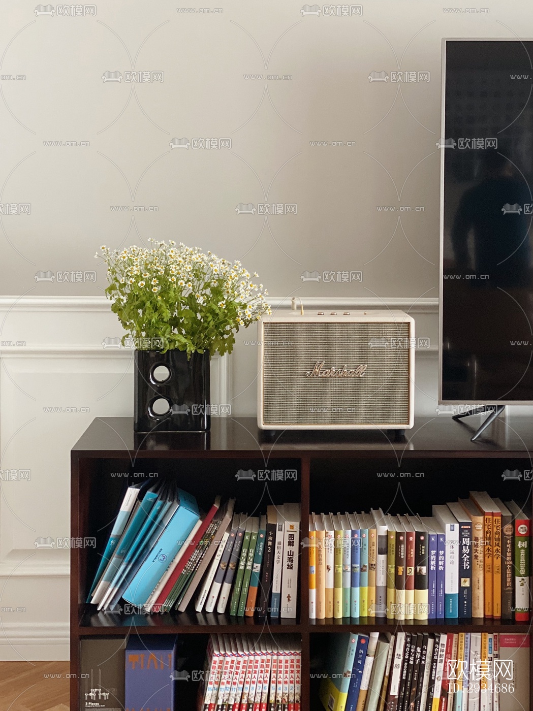 欧式平层效果图下载（渲染图1）