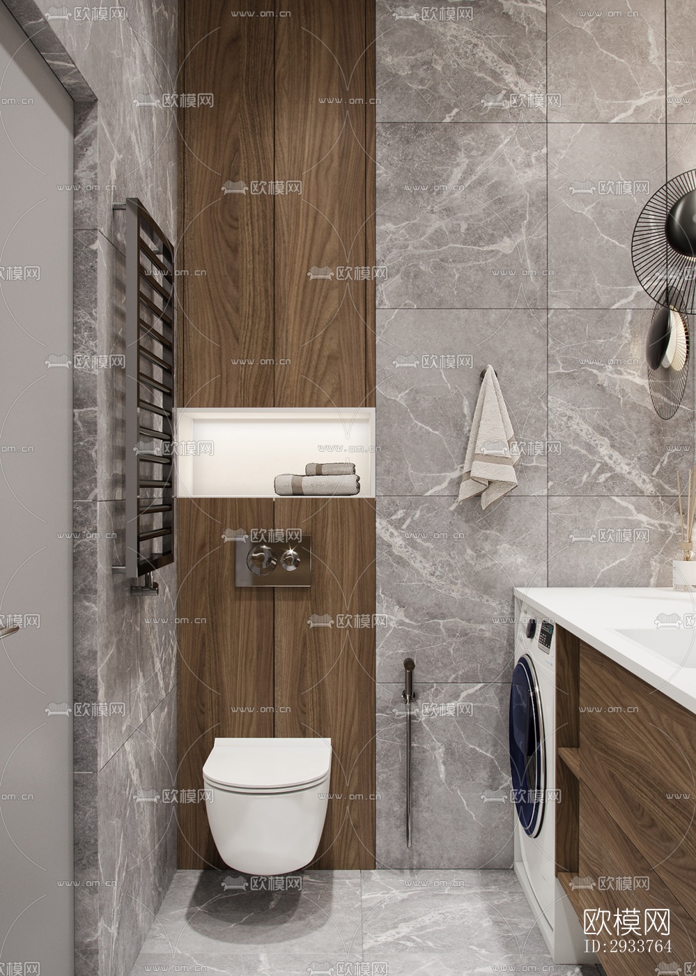 现代公寓效果图下载（渲染图14）