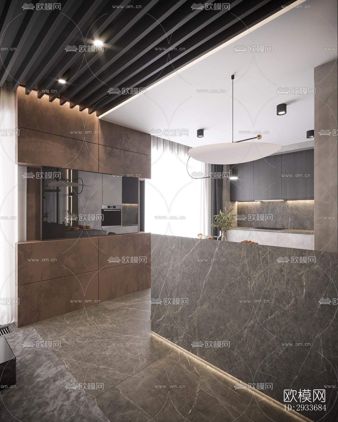 工业风公寓效果图下载（渲染图14）