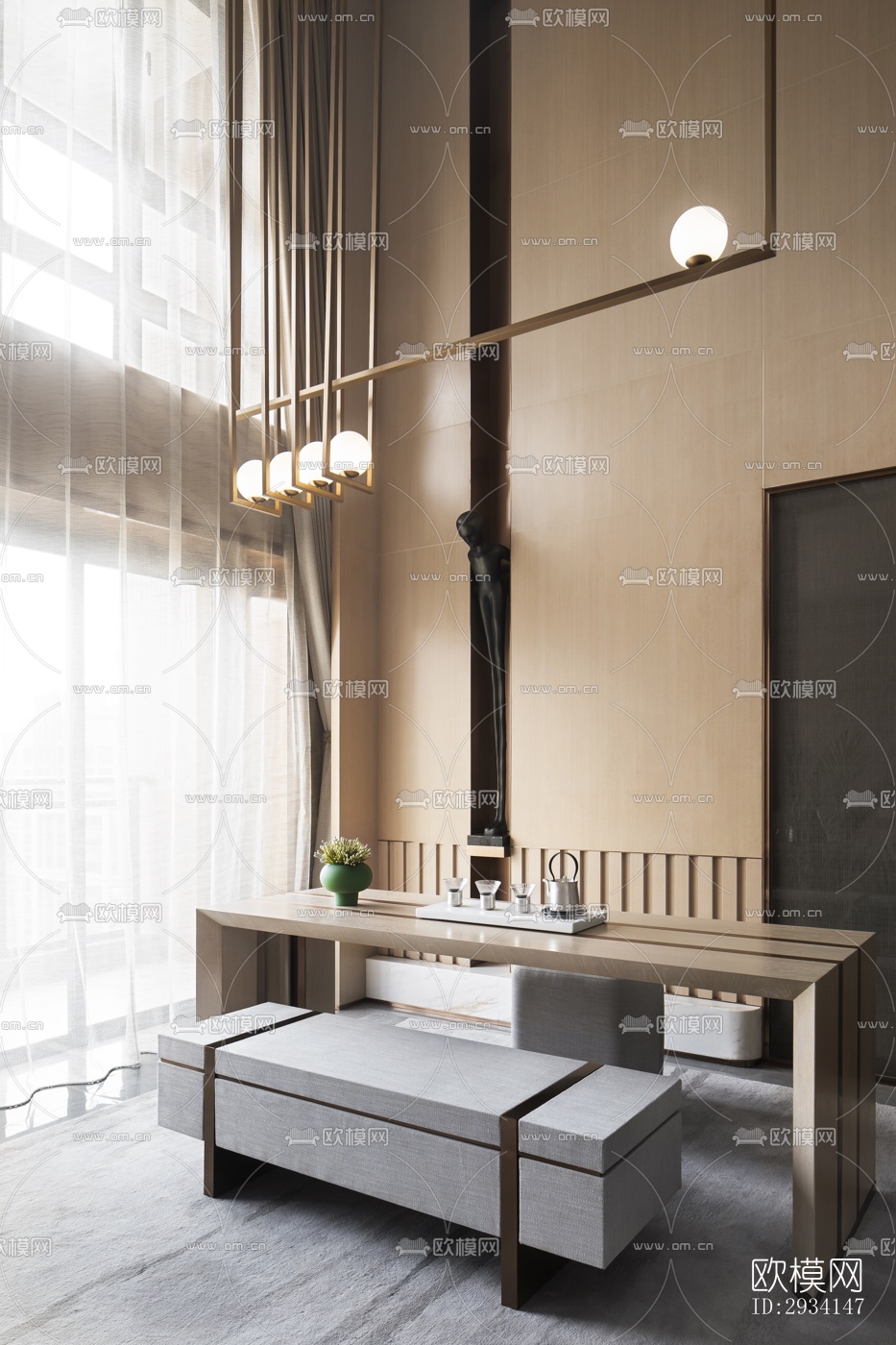 现代别墅效果图下载（渲染图19）