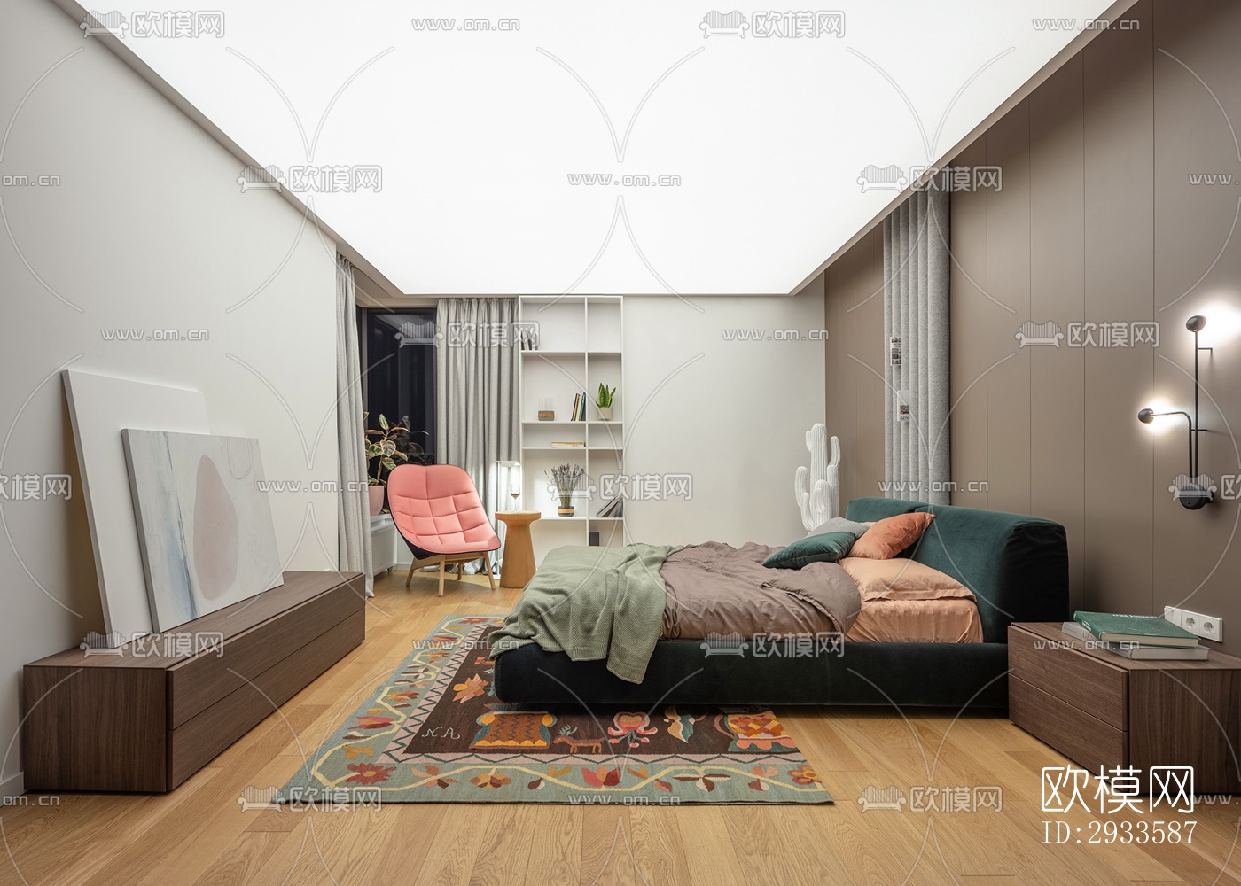 北欧公寓效果图下载（渲染图13）