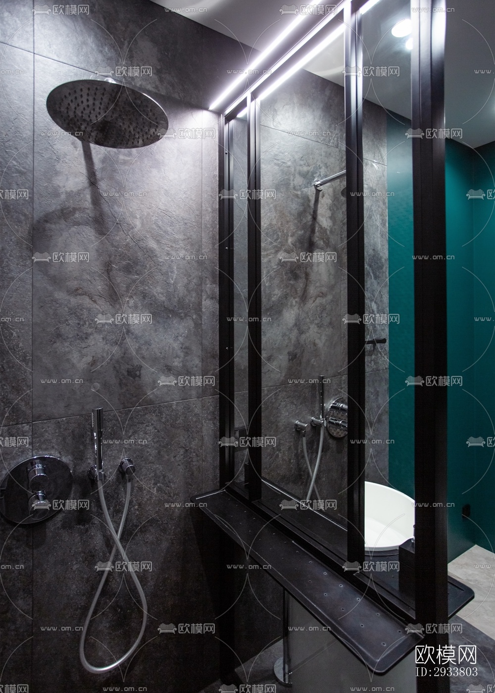 现代公寓效果图下载（渲染图8）