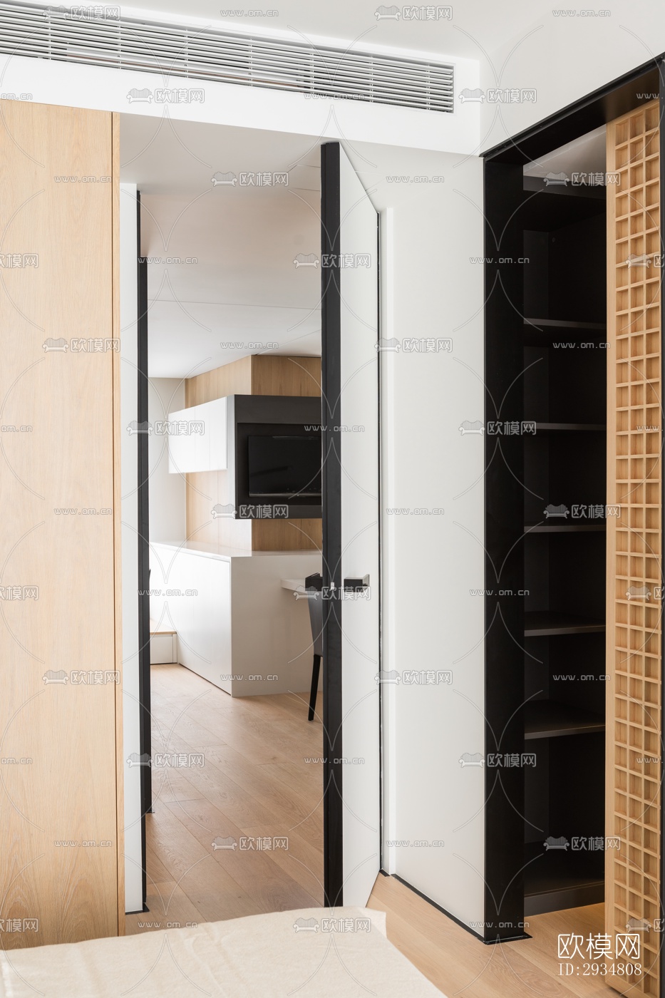 现代平层效果图下载（渲染图6）