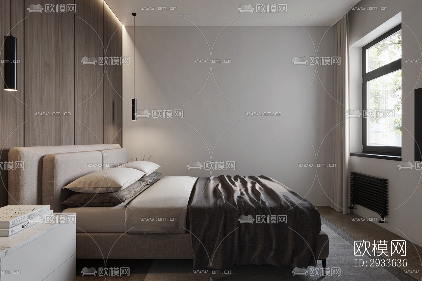 北欧公寓效果图下载（渲染图6）