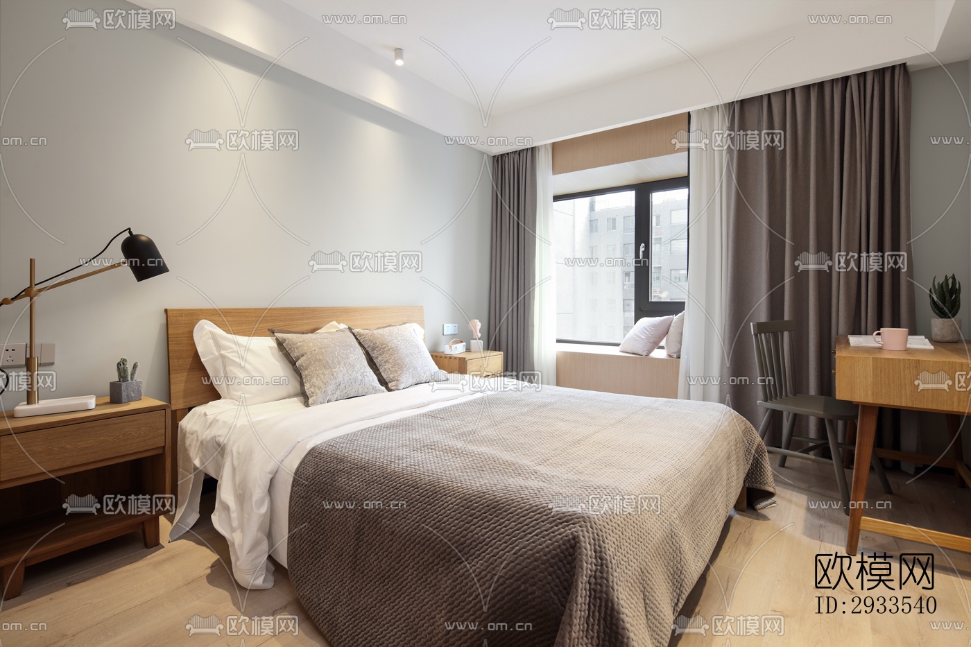 北欧公寓效果图下载（渲染图9）