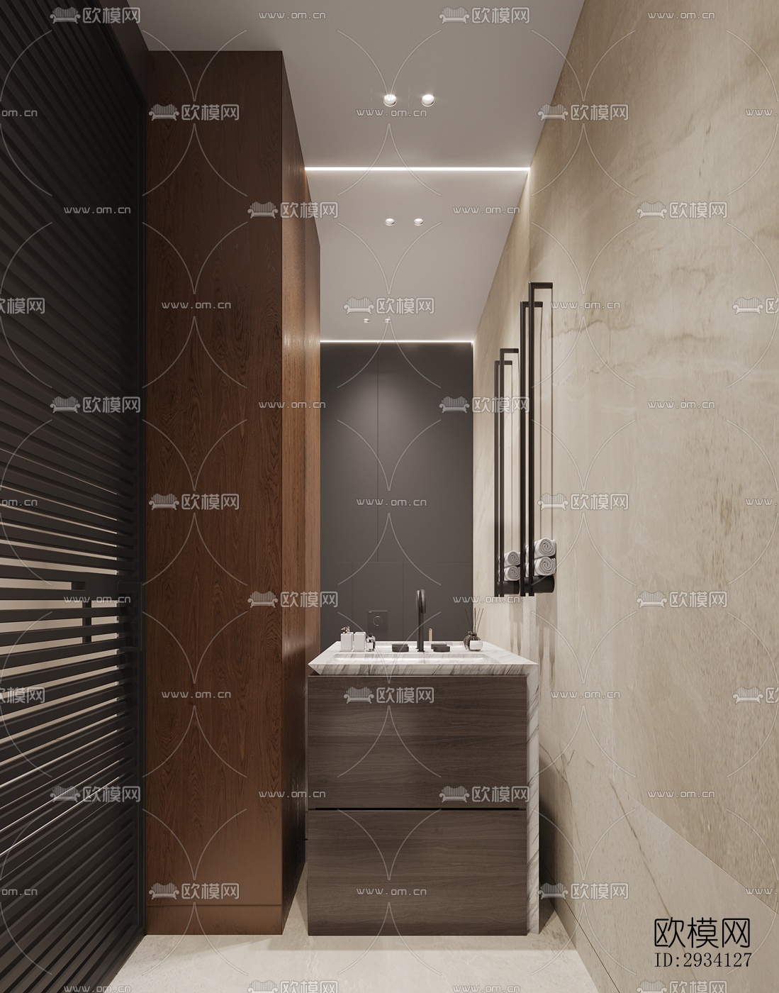 现代别墅效果图下载（渲染图15）