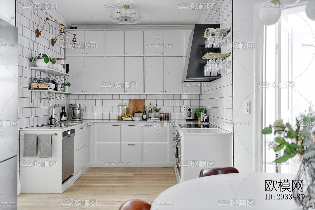 北欧公寓效果图下载（渲染图4）