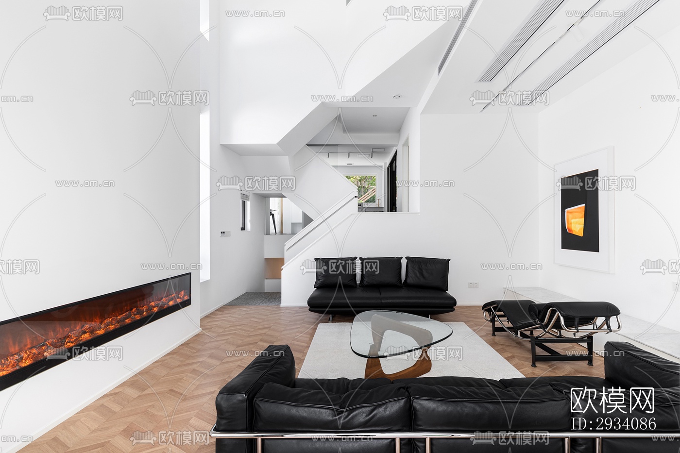 现代别墅效果图下载（渲染图1）