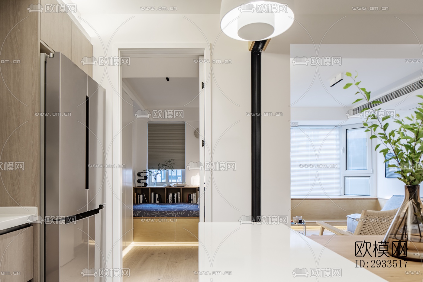 北欧公寓效果图下载（渲染图17）