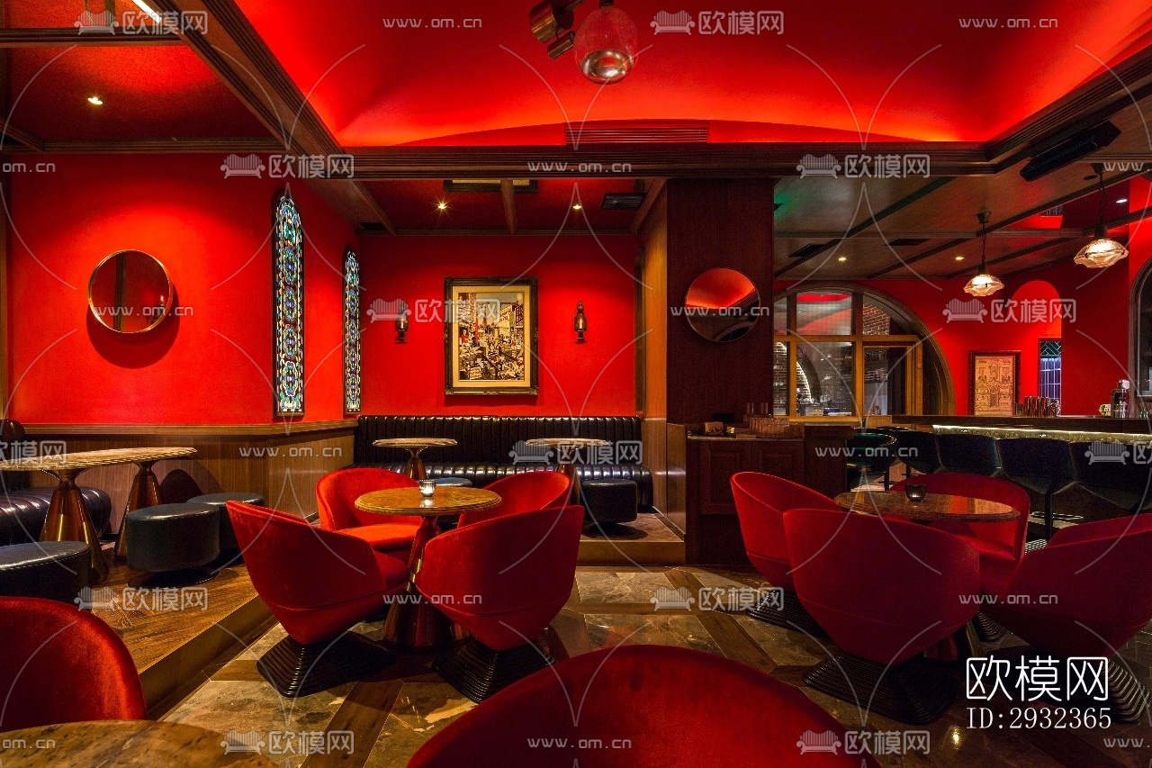 欧式酒吧效果图下载（渲染图9）