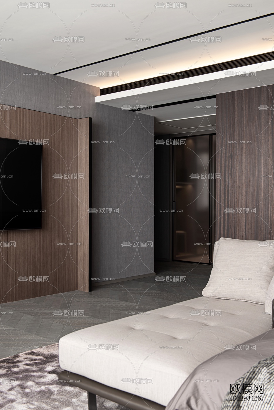 现代复式效果图下载（渲染图14）