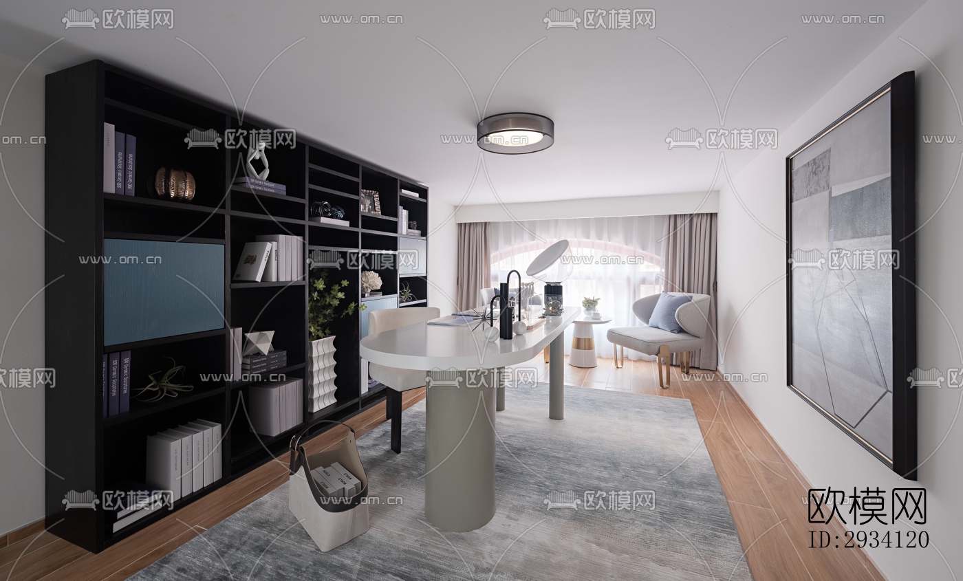 现代别墅效果图下载（渲染图2）